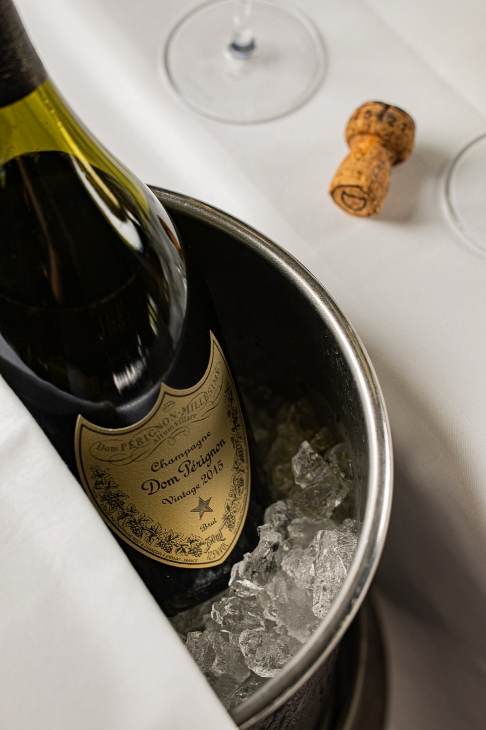 Champagner auf Eis im Casa Bellucci, Kurfürstendamm Berlin-Charlottenburg